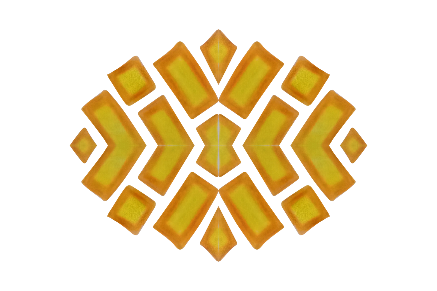 Ornament Border With Yellow Paving Block Theme png