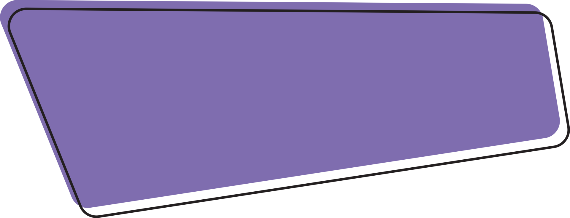 Geometric colored banner in flat style png