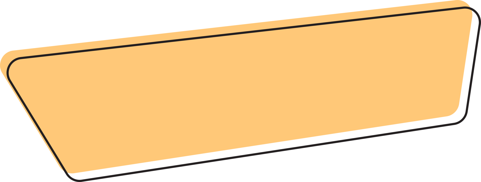 Geometric colored banner in flat style png