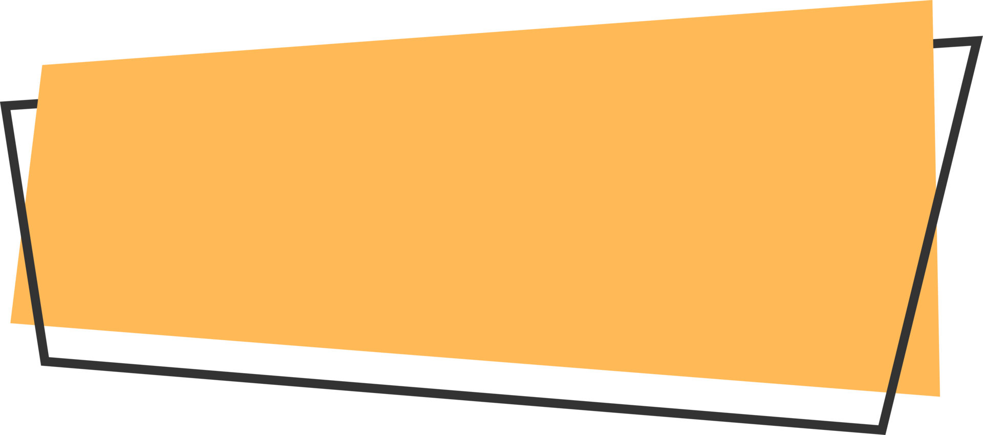 Geometric colored banner in flat style png