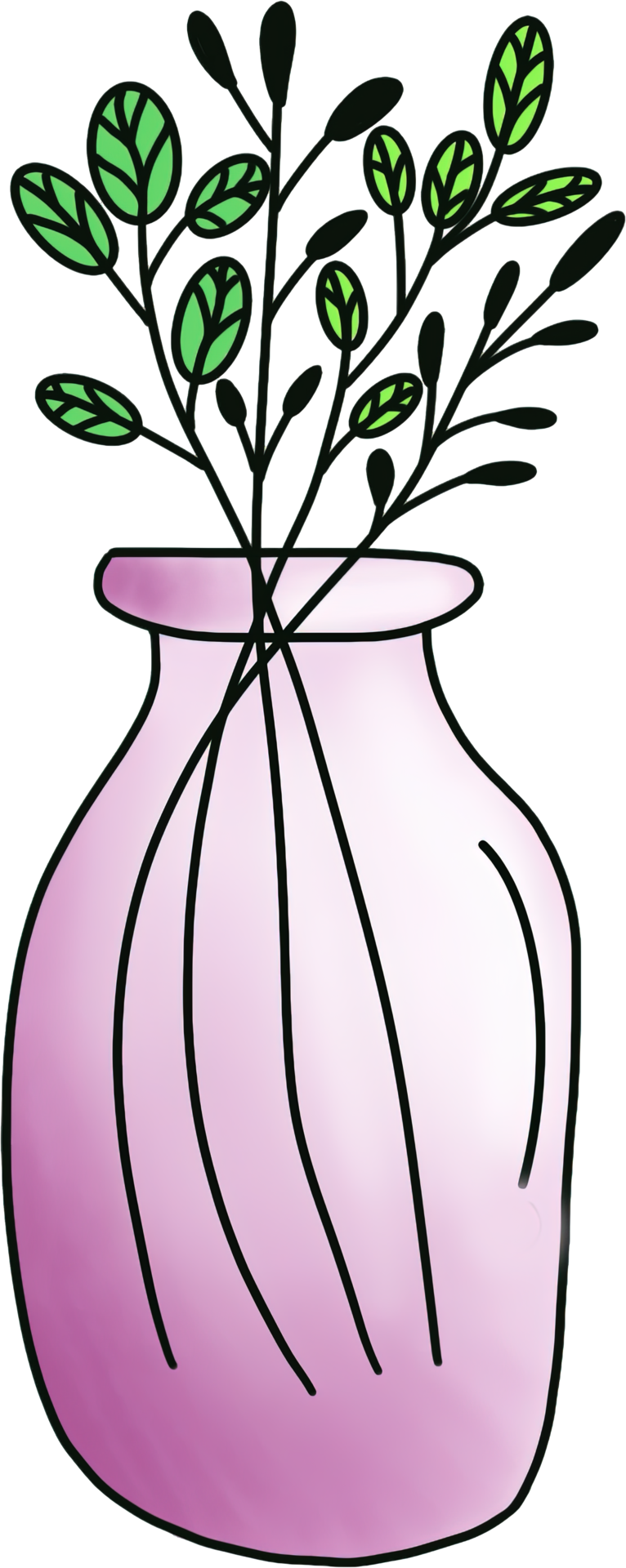 Free Flower in vase illustration 21977496 PNG with Transparent Background