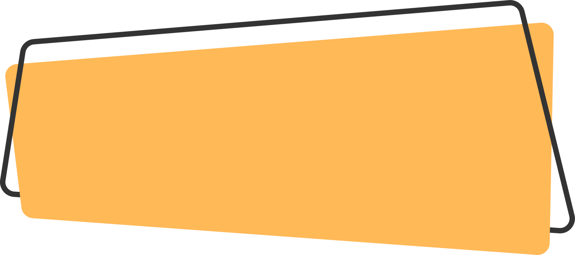 Geometric colored banner in flat style png