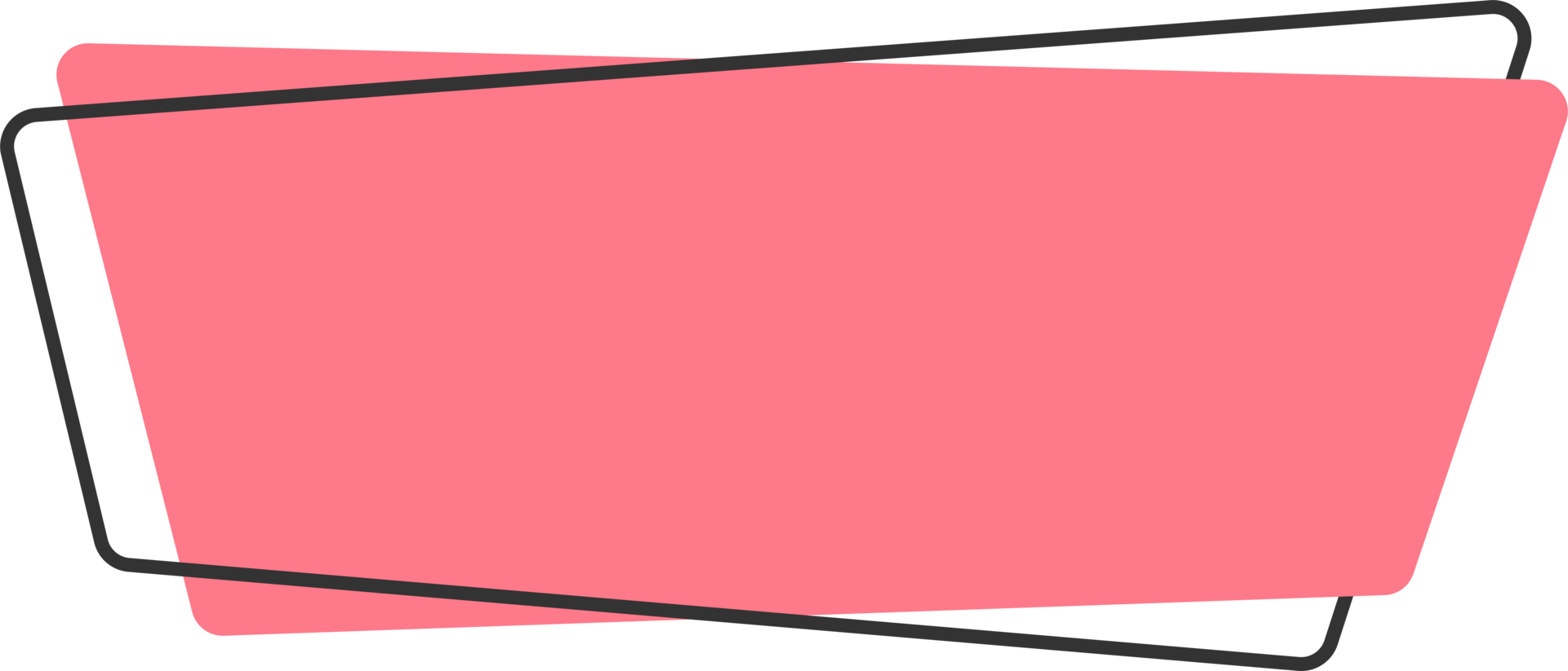 geometrisch farbig Banner im eben Stil png