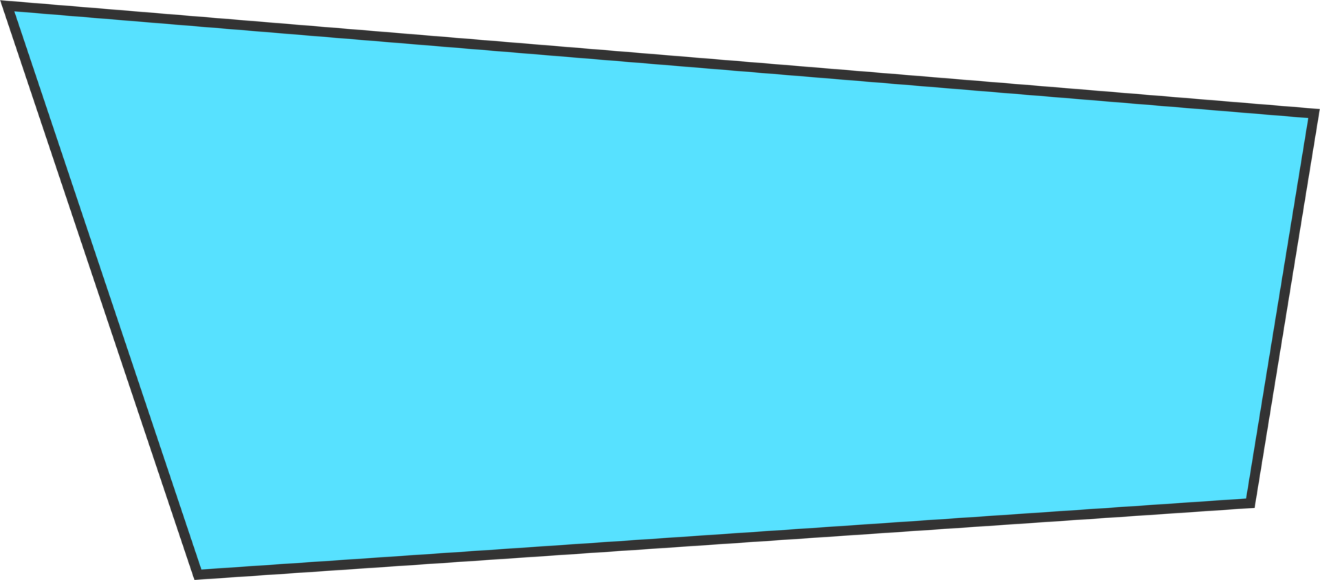 Geometric colored banner in flat style png