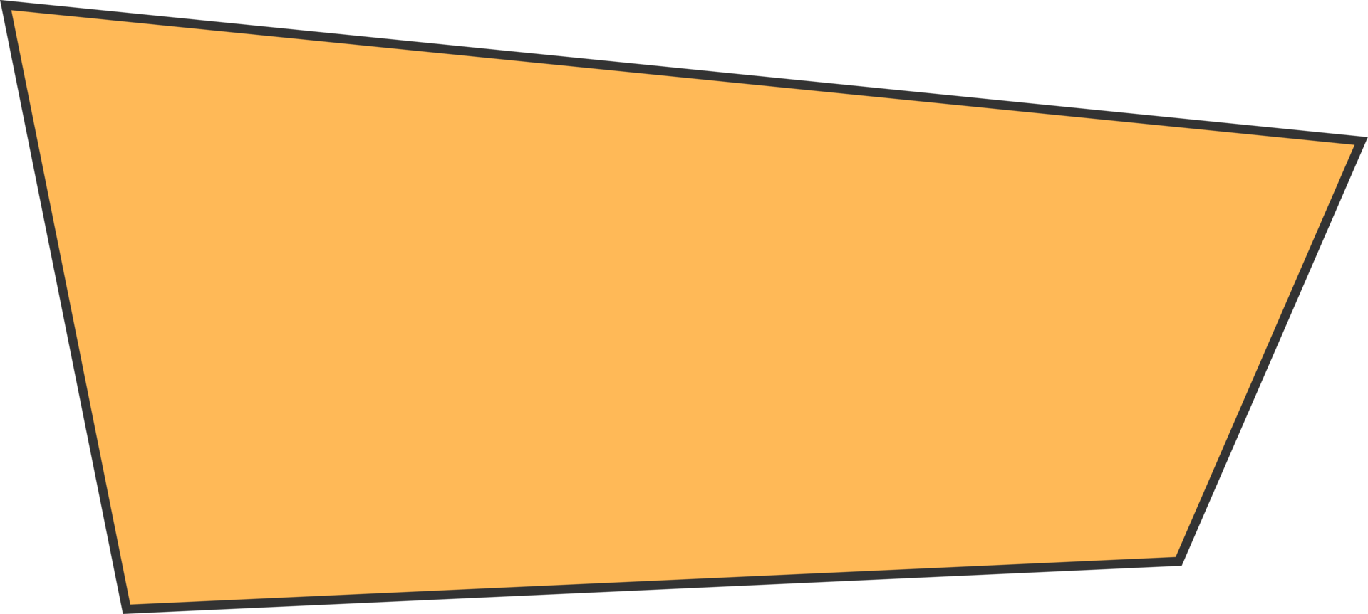 Geometric colored banner in flat style png