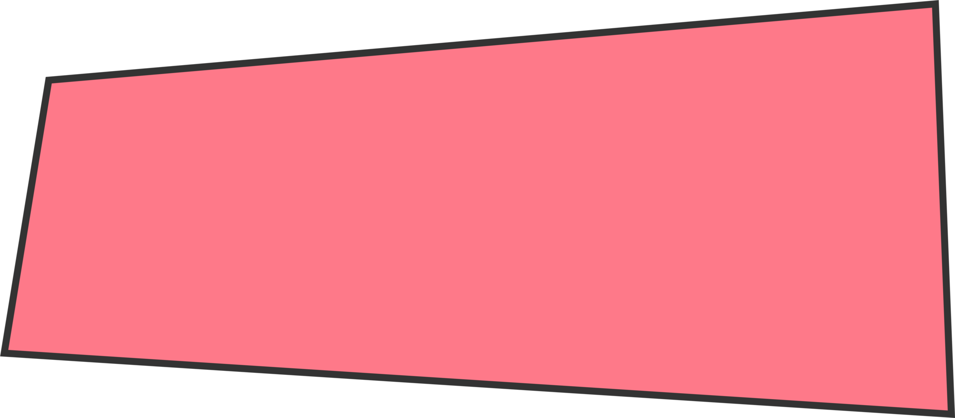 Geometric colored banner in flat style png