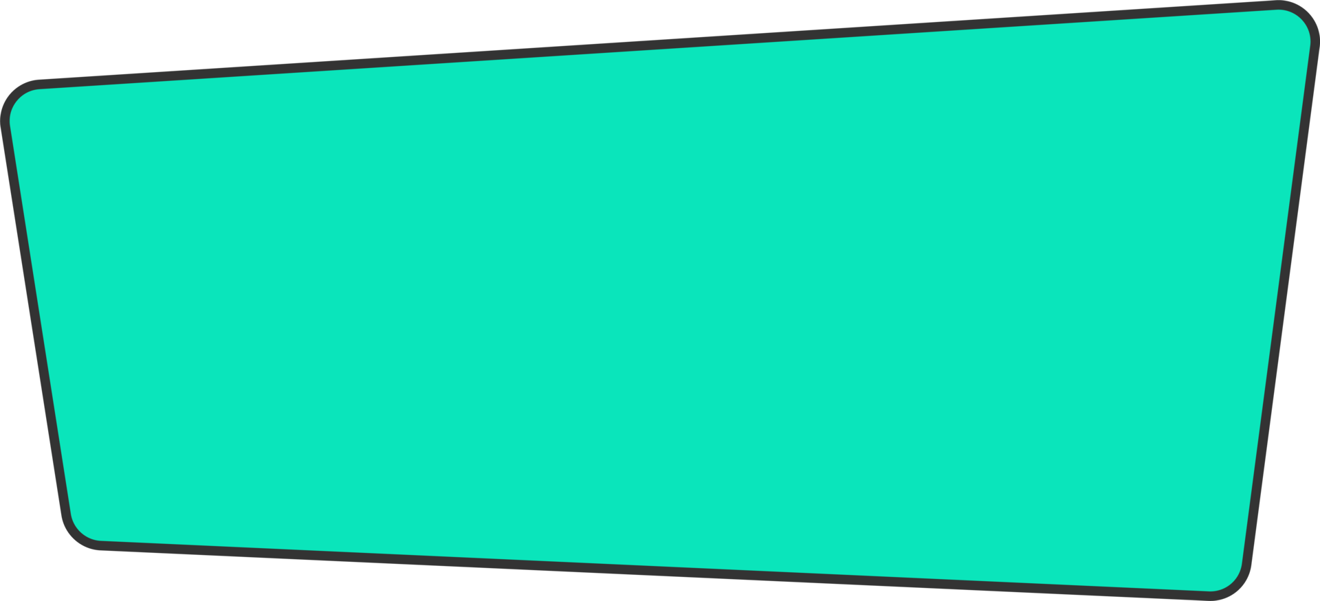 Geometric colored banner in flat style png