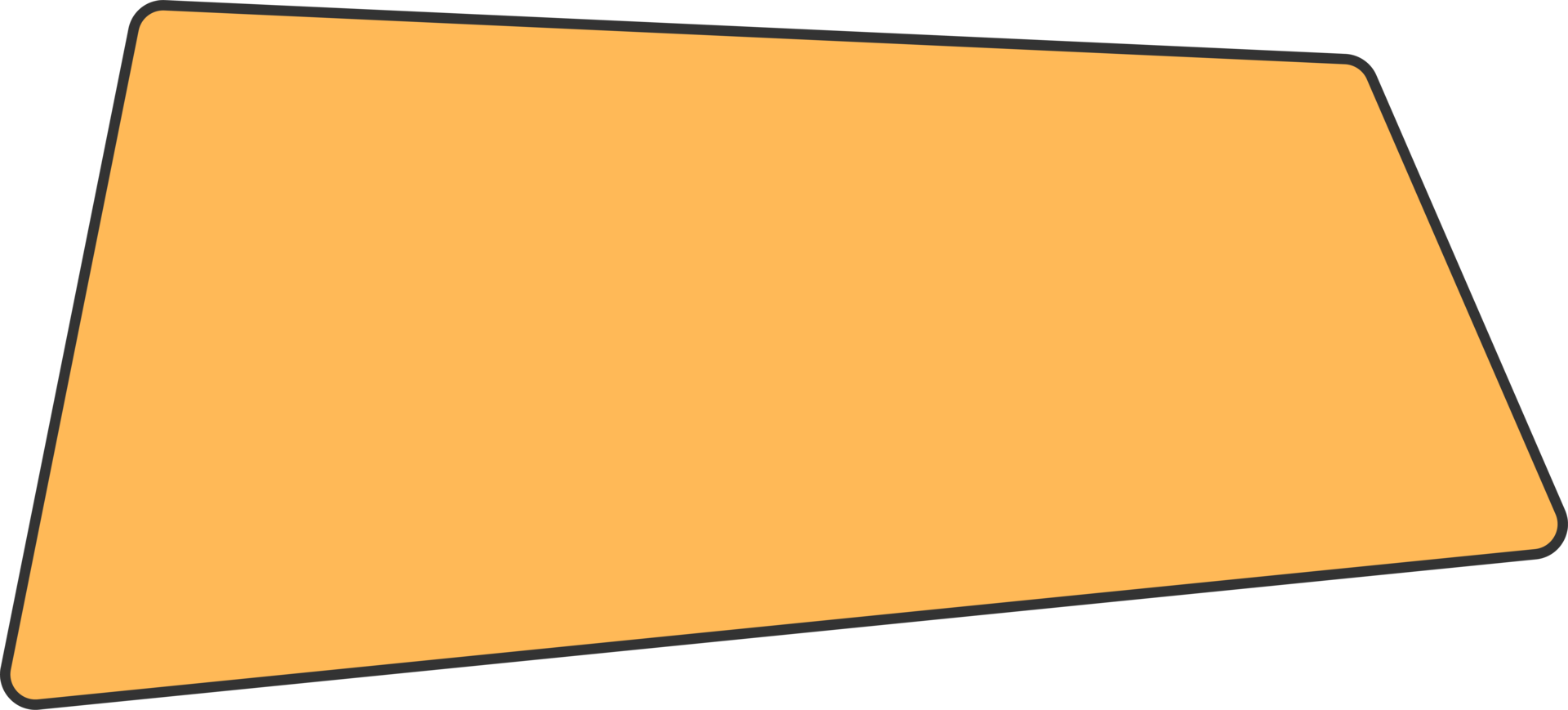 Geometric colored banner in flat style png