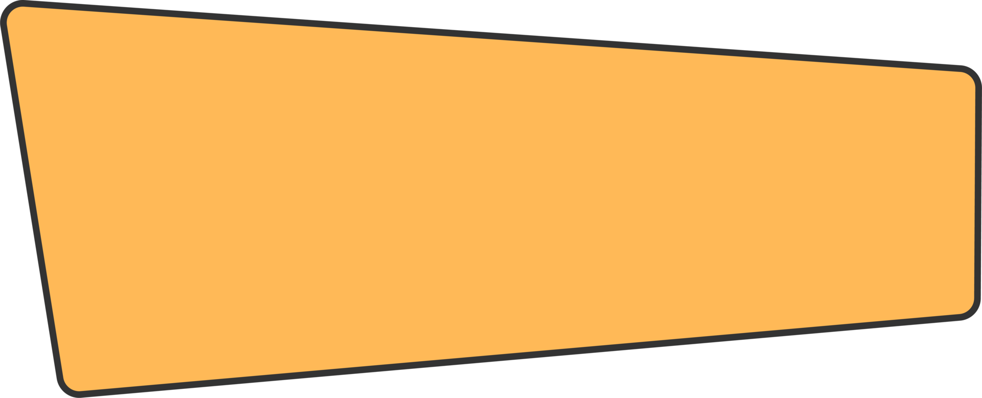 Geometric colored banner in flat style png