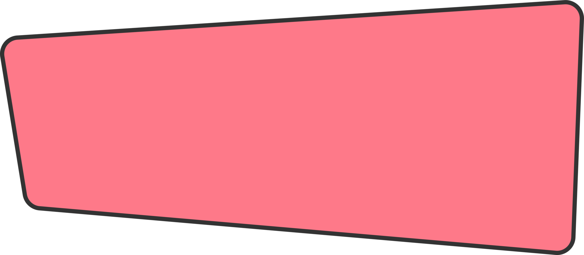 Geometric colored banner in flat style png