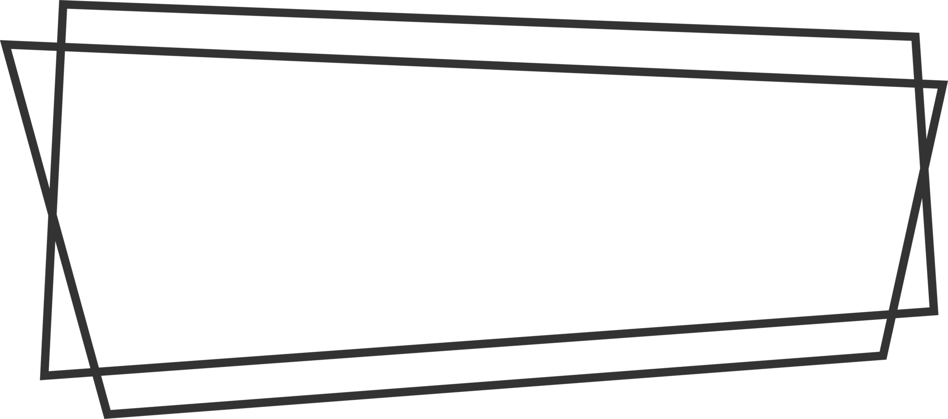 Geometric line banner in flat style png