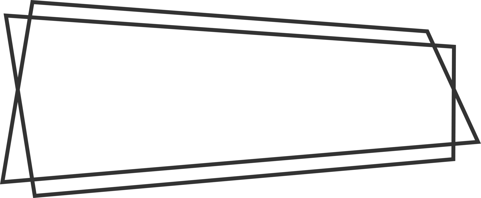 Geometric line banner in flat style png