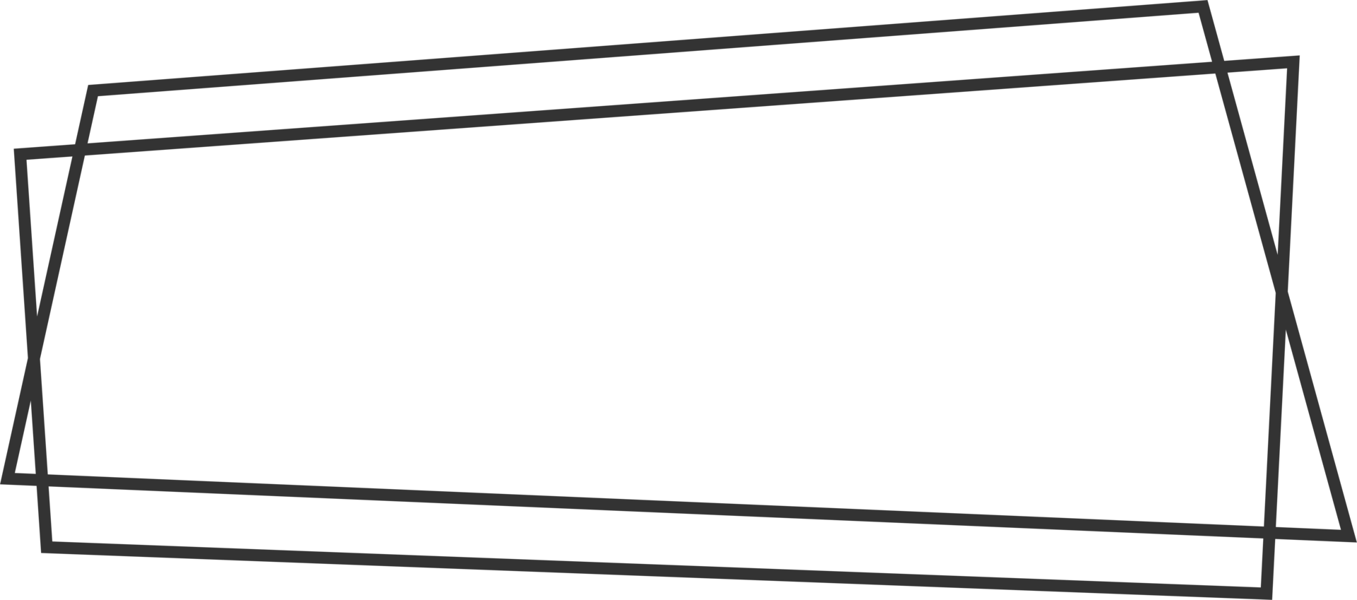 Geometric line banner in flat style png