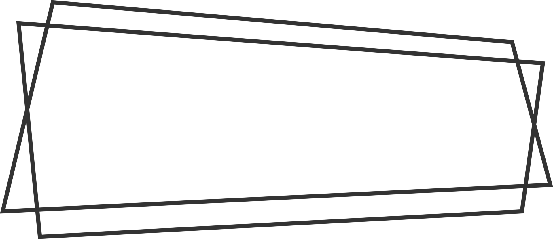 Geometric line banner in flat style png