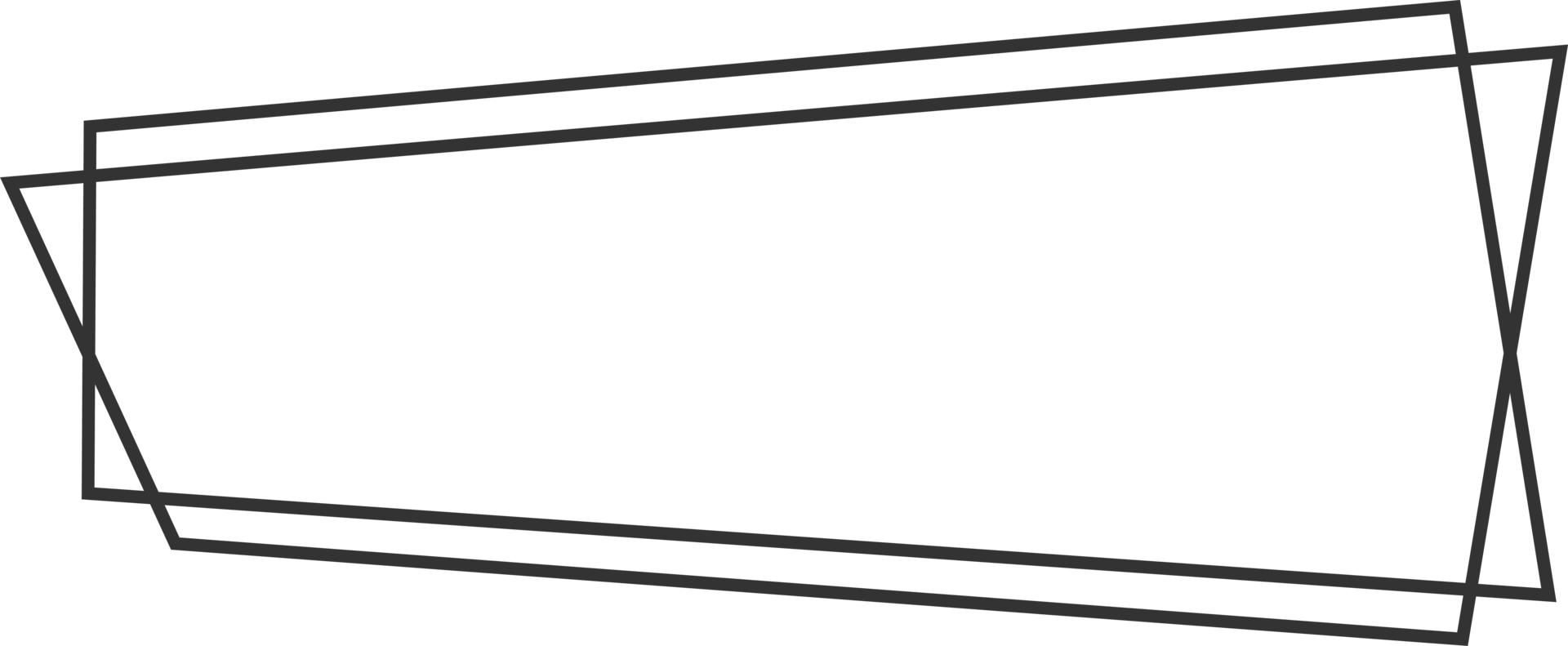 Geometric line banner in flat style png