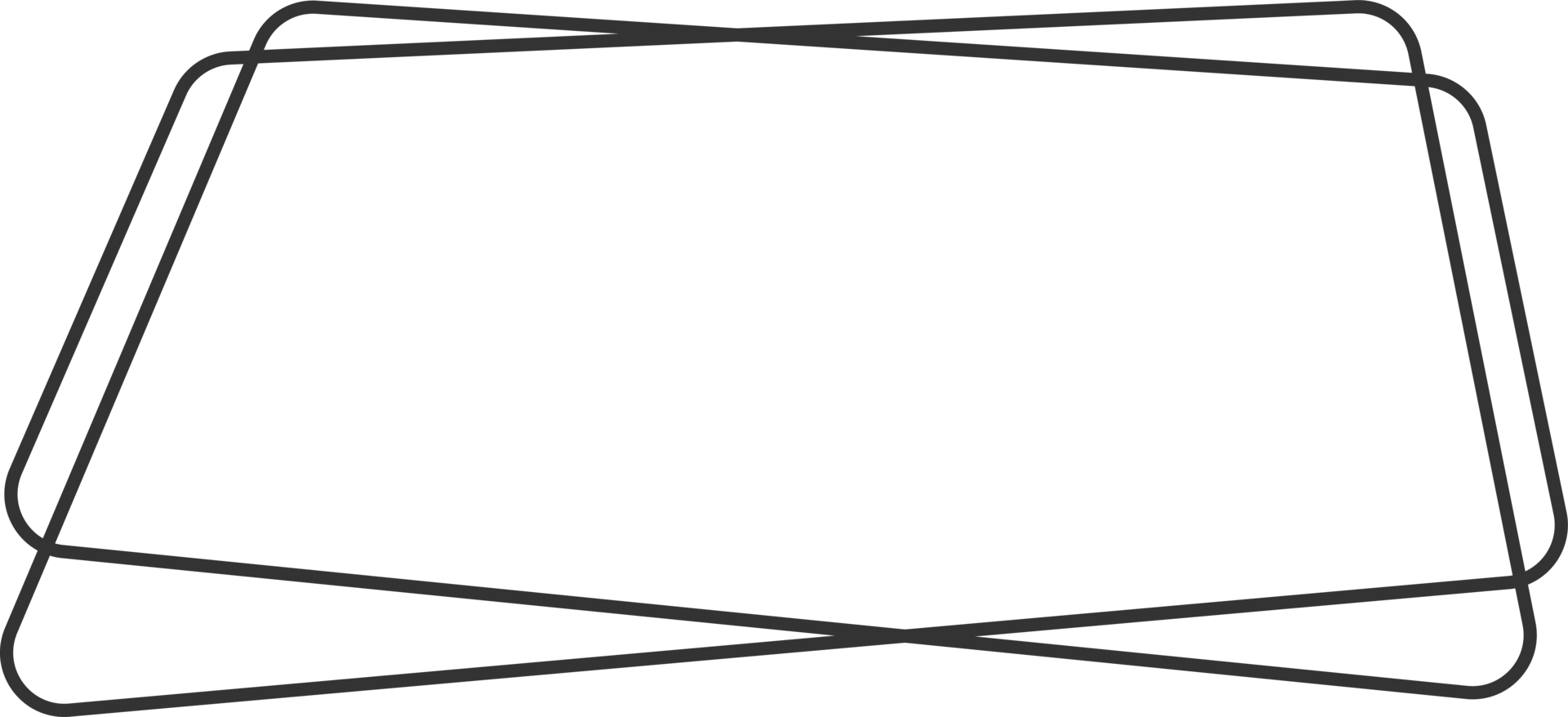 Geometric line banner in flat style png