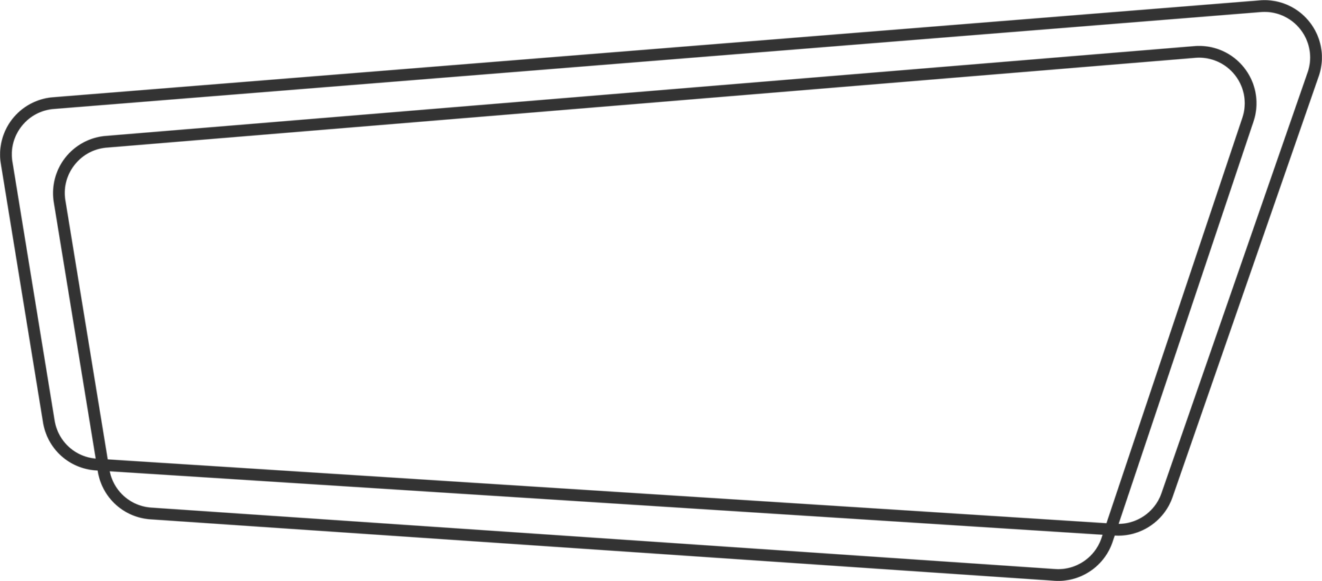 Geometric line banner in flat style png