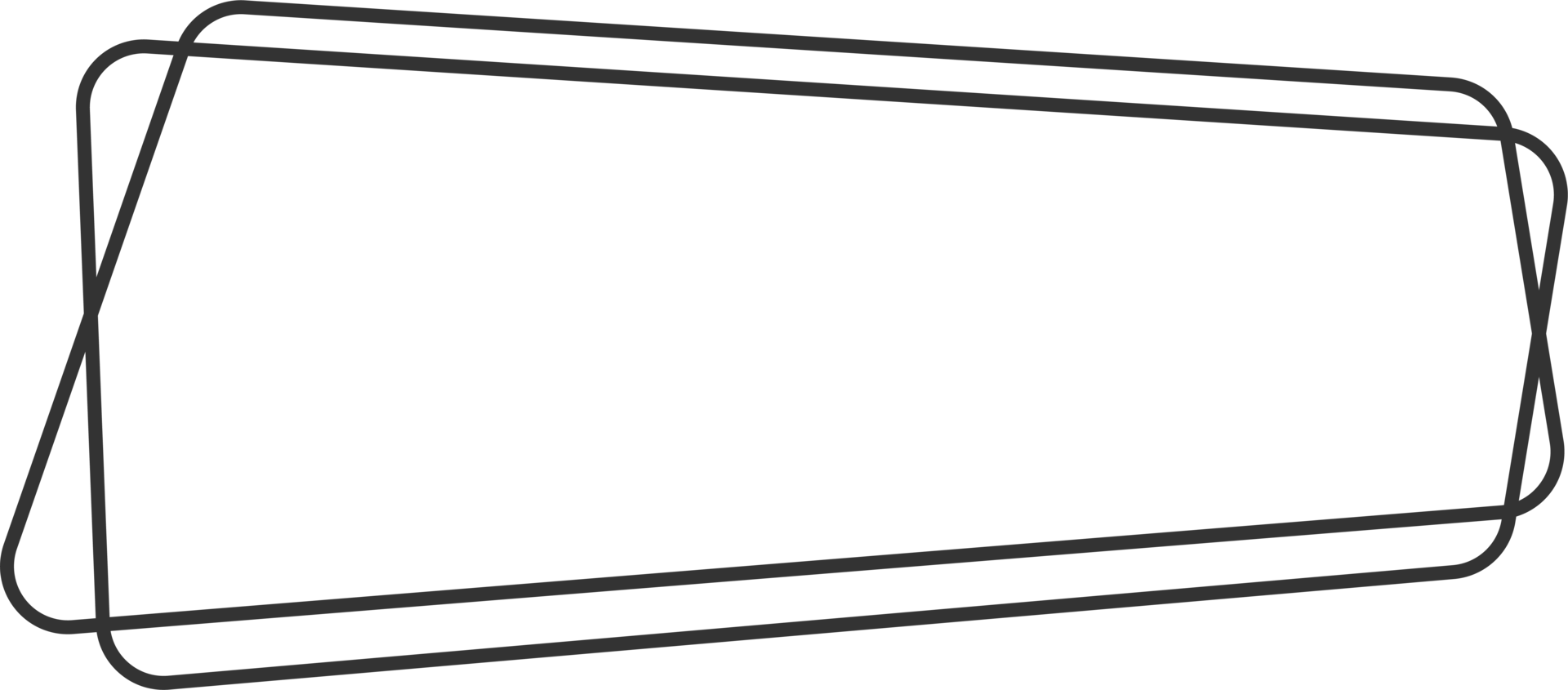 géométrique ligne bannière dans plat style png
