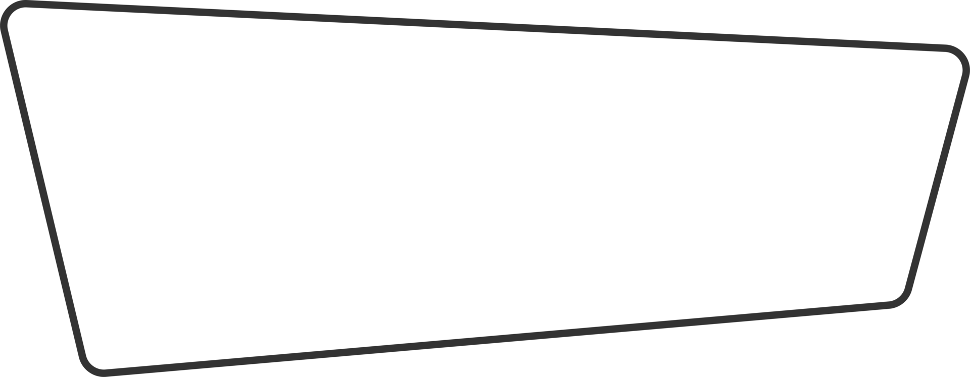 Geometric line banner in flat style png