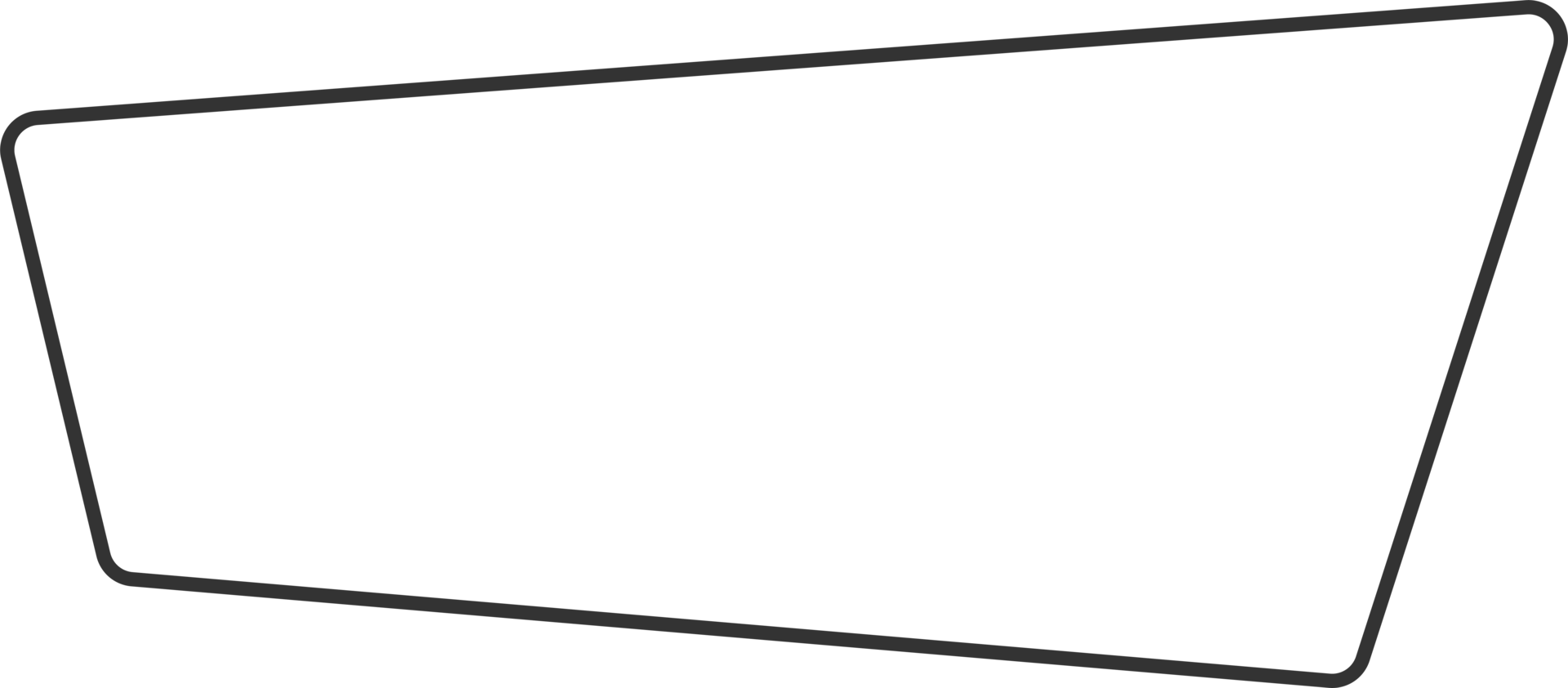 Geometric line banner in flat style png