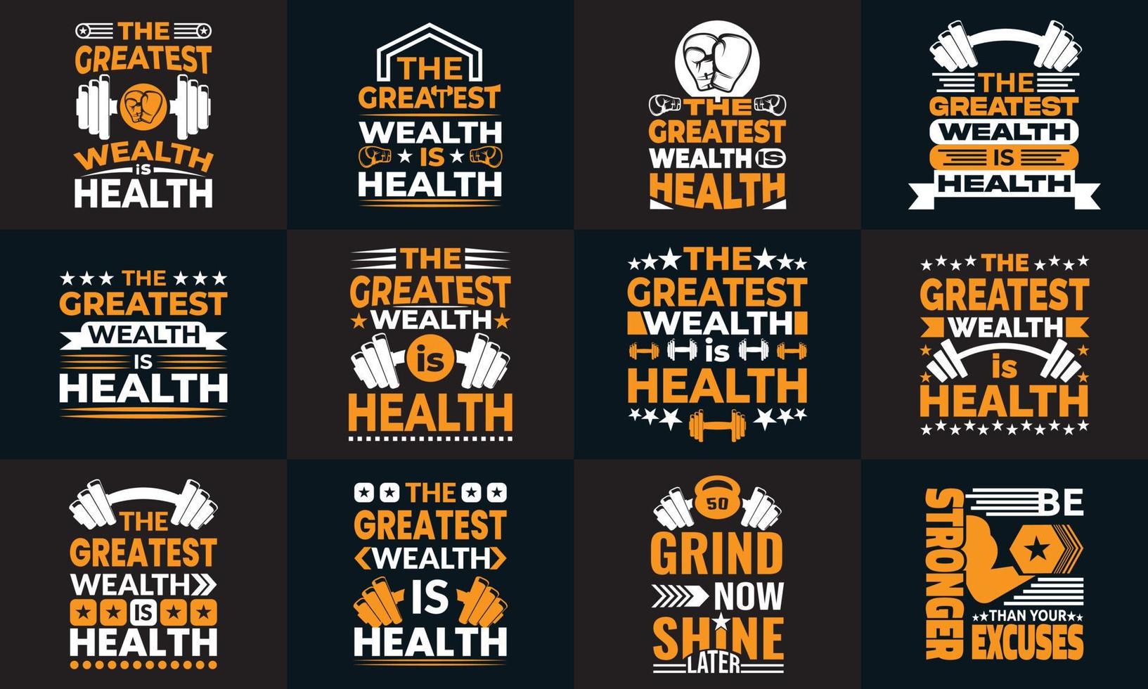 best gym and fitness t shirt design design for inspiration vector