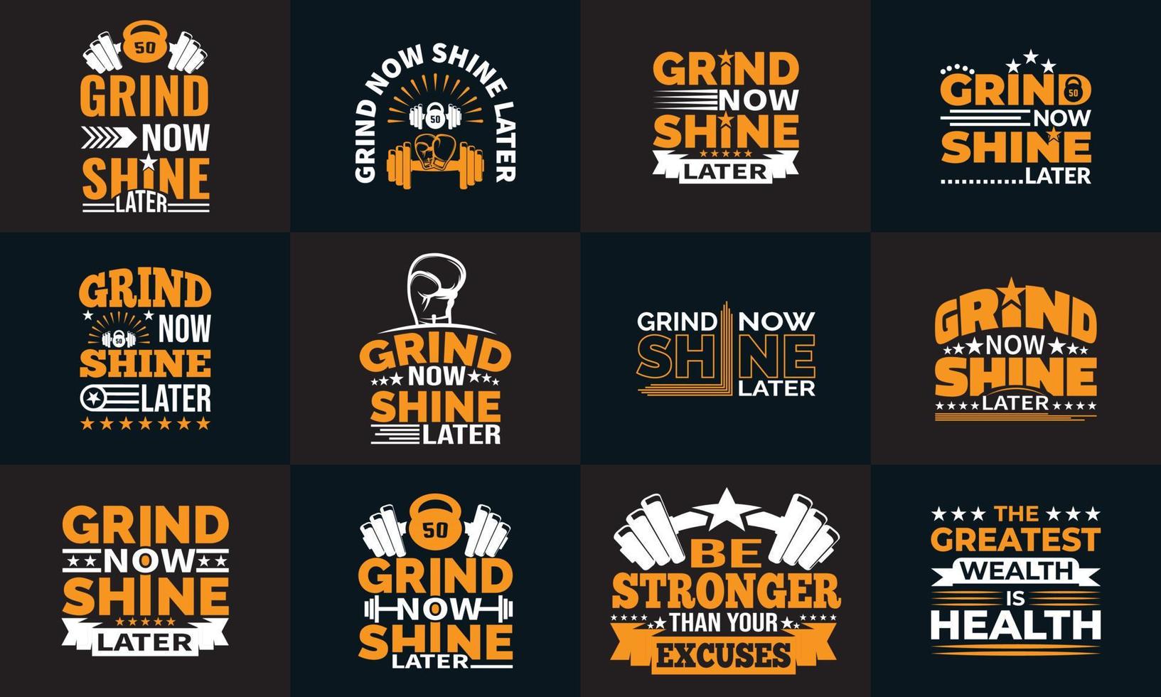 best gym and fitness t shirt design design for inspiration vector