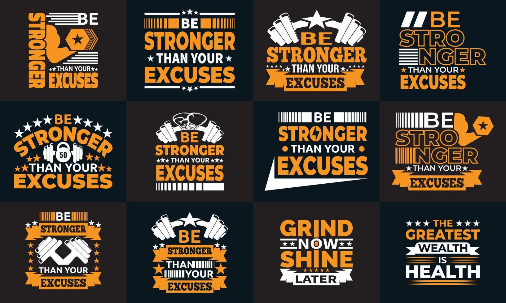 best gym and fitness t shirt design design for inspiration vector