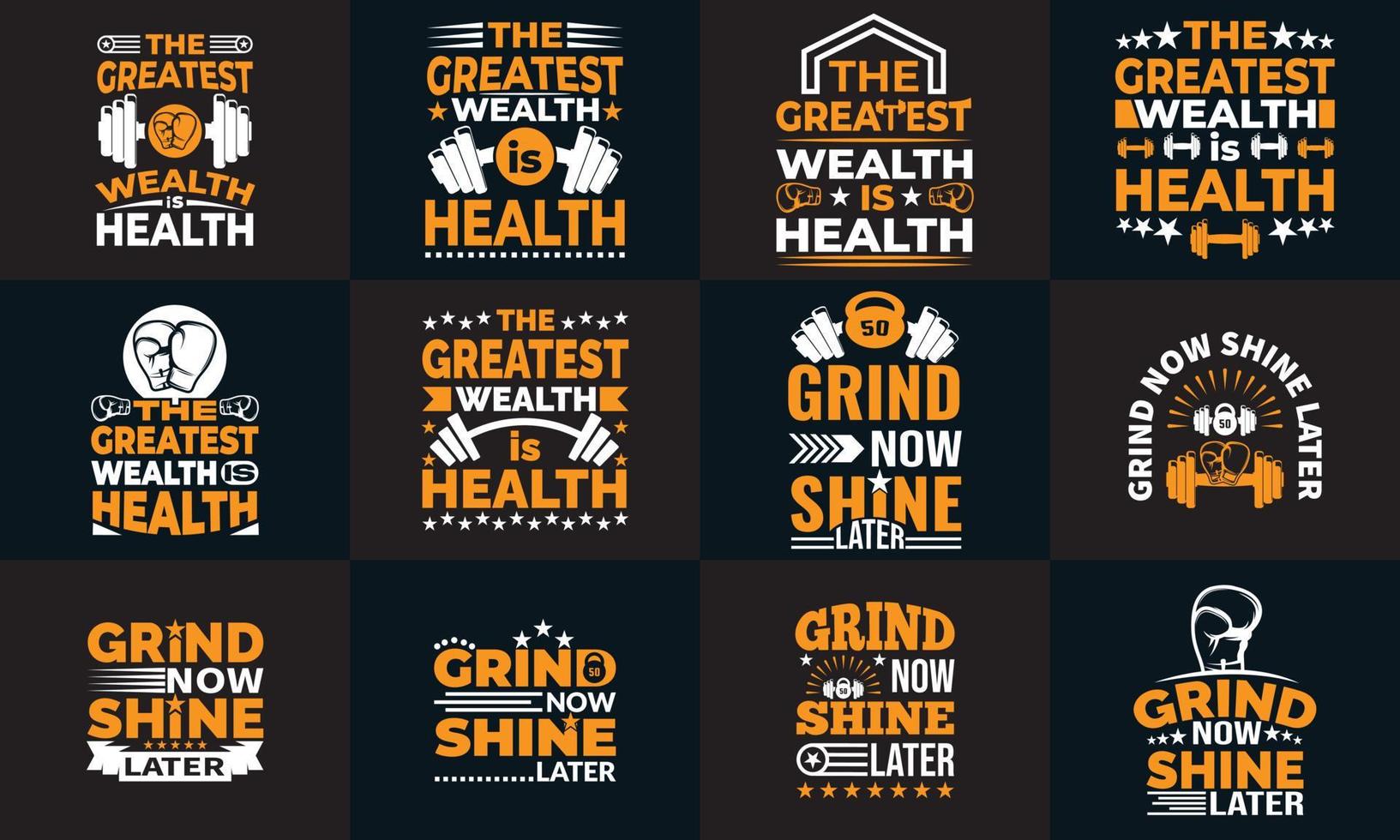 best gym and fitness t shirt design design for inspiration vector
