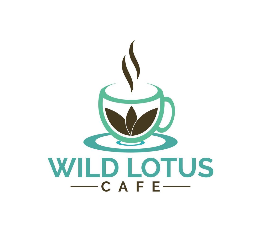 Cafe or Coffee logo design on white background, Vector illustration.
