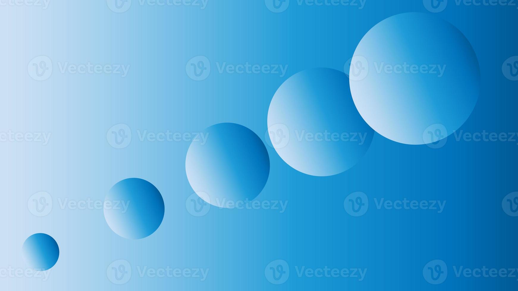 Bubble blue background abstrack photo