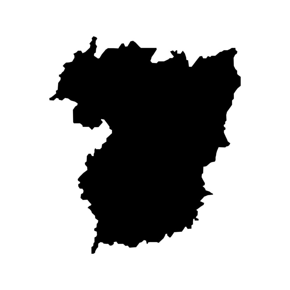 vila real mapa, distrito de Portugal. vector ilustración.