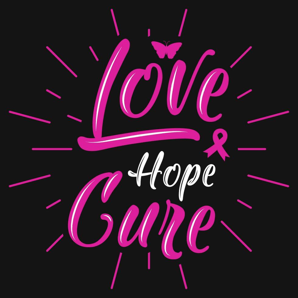 Brest cancer awareness tshirt design vector design