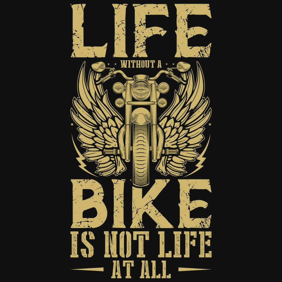 motocicleta jinete bicicleta montando gráficos camiseta diseño vector