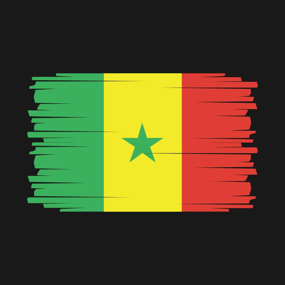 Senegal Flag Vector