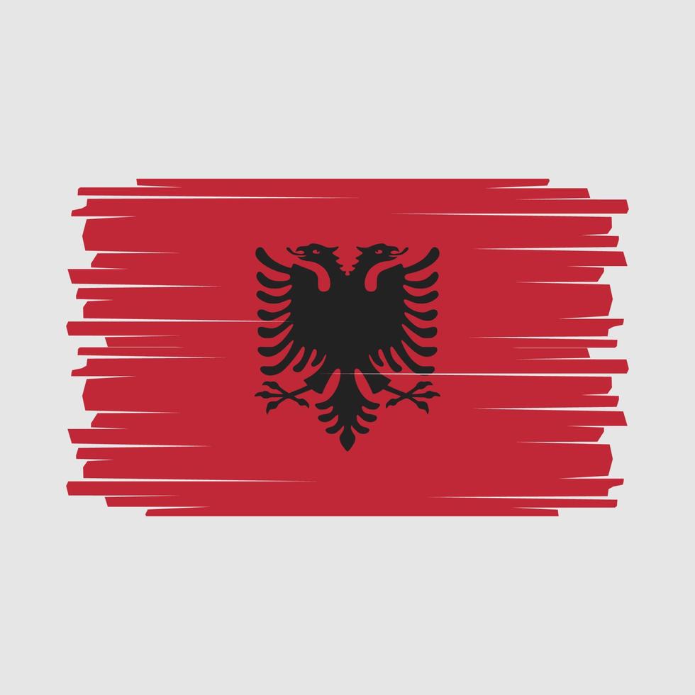 vector de bandera de albania