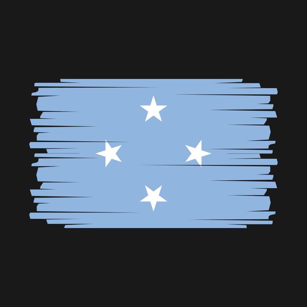 Micronesia Flag Vector