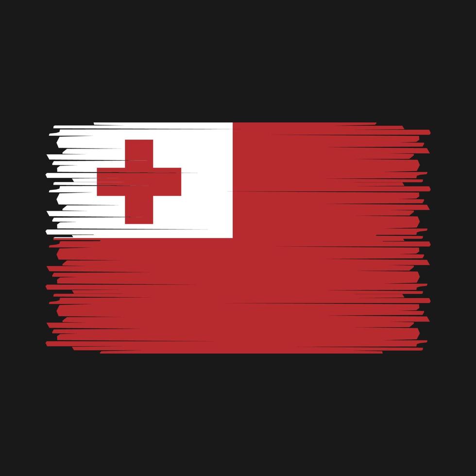 vector de bandera de tonga