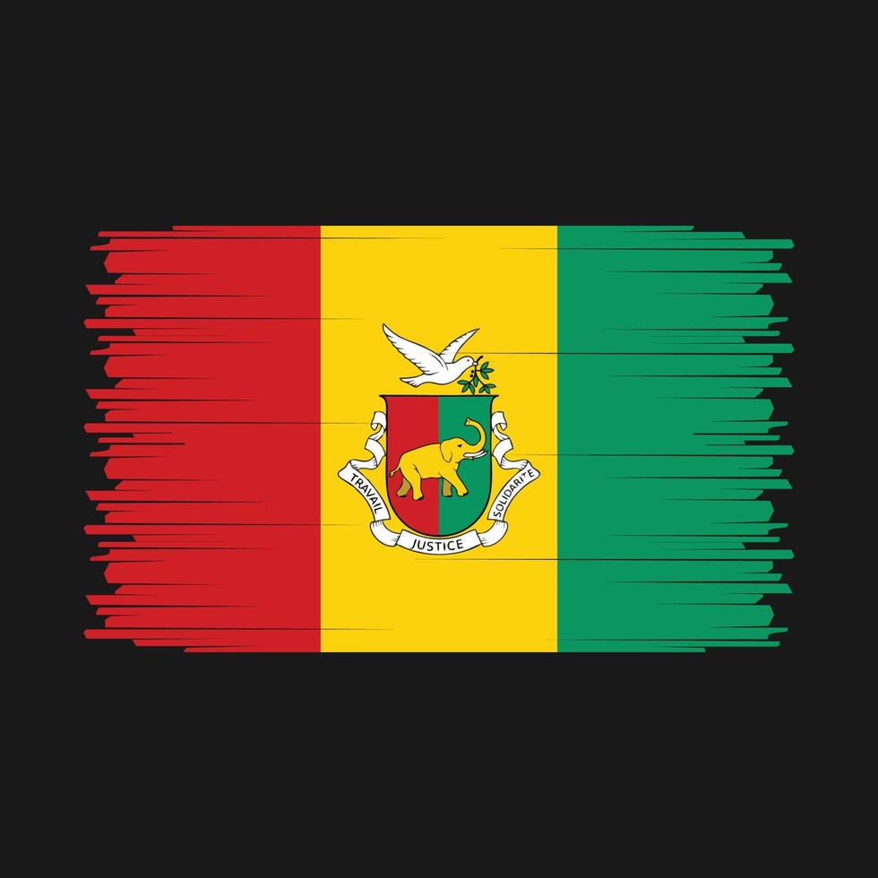 Guinea Flag Vector