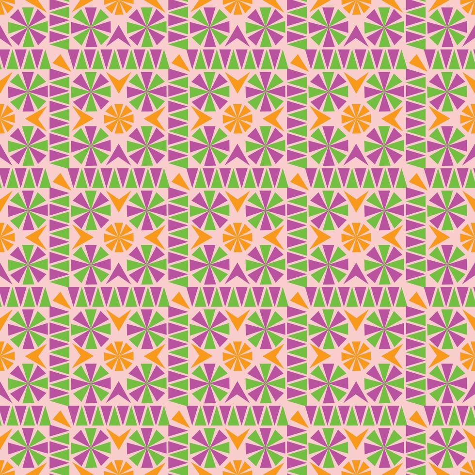 Abstract colorful festive floral pattern vector