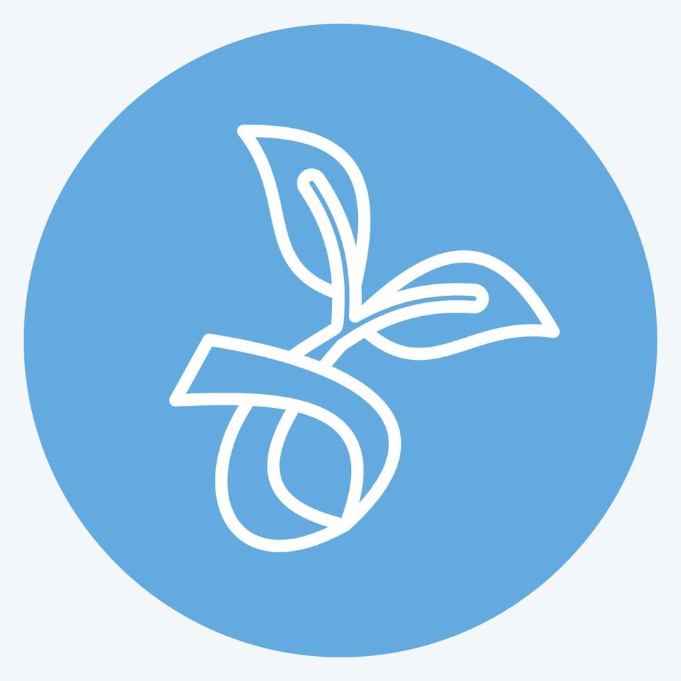 Icon 100 Organic. related to CBD Oil symbol. simple design editable. simple illustration vector