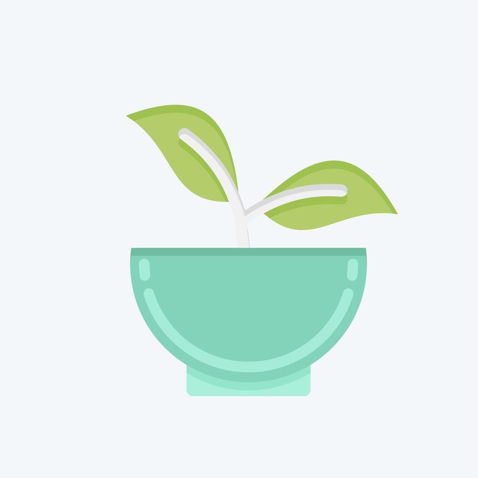 Icon 100 Vegan. related to CBD Oil symbol. simple design editable. simple illustration vector