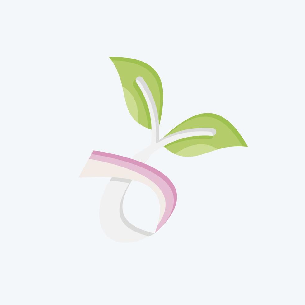 Icon 100 Organic. related to CBD Oil symbol. simple design editable. simple illustration vector