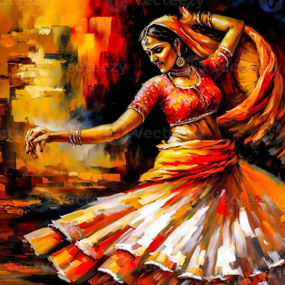 Beautiful painting of three odissi dancing women / how to draw Indian  classical dancers - YouTube