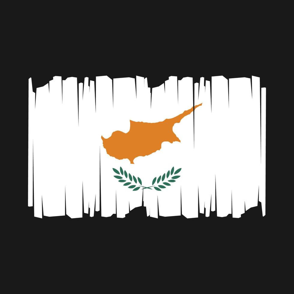 Cyprus Flag Vector Illustration