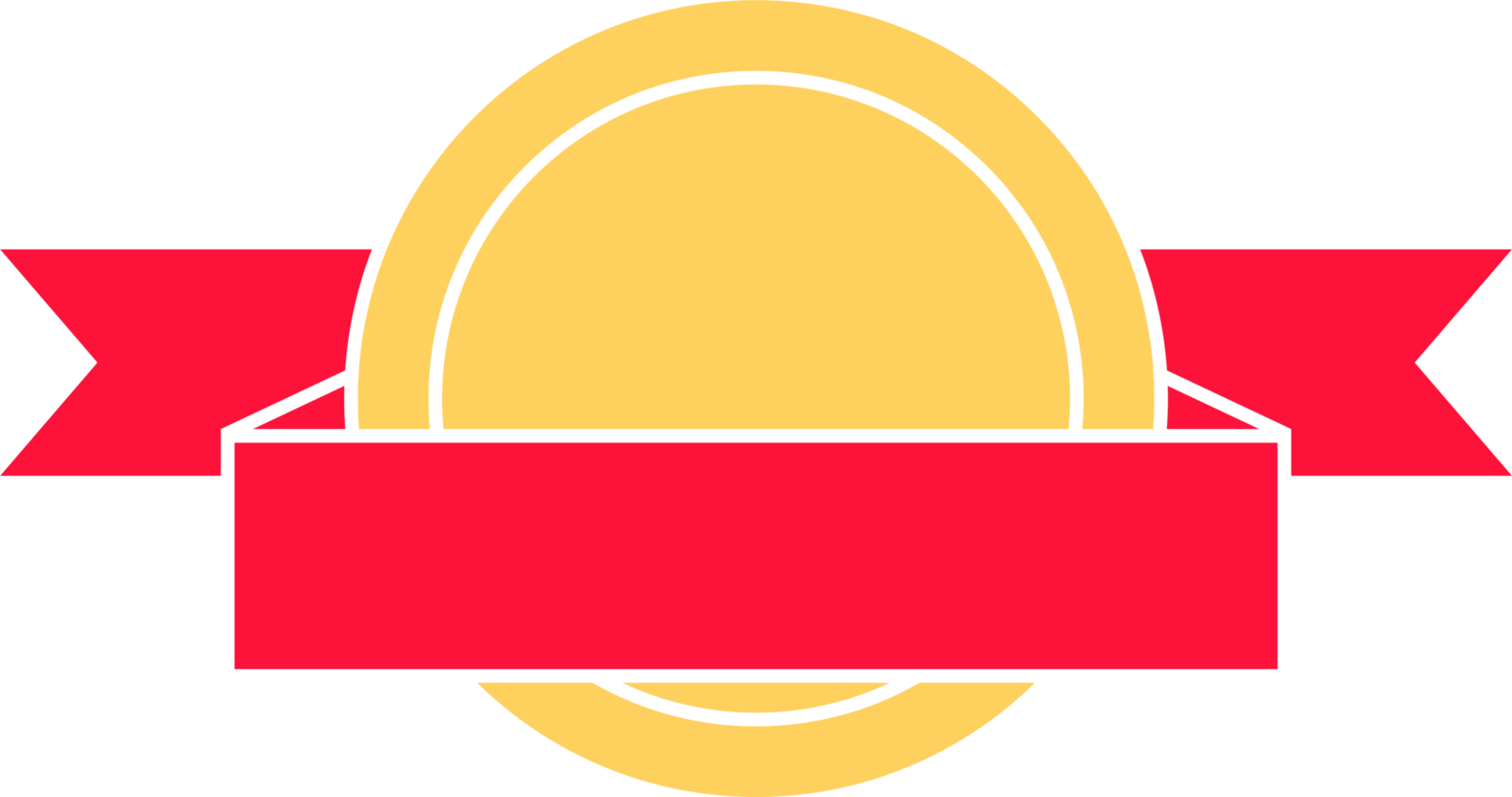 Gold medal with red ribbon png