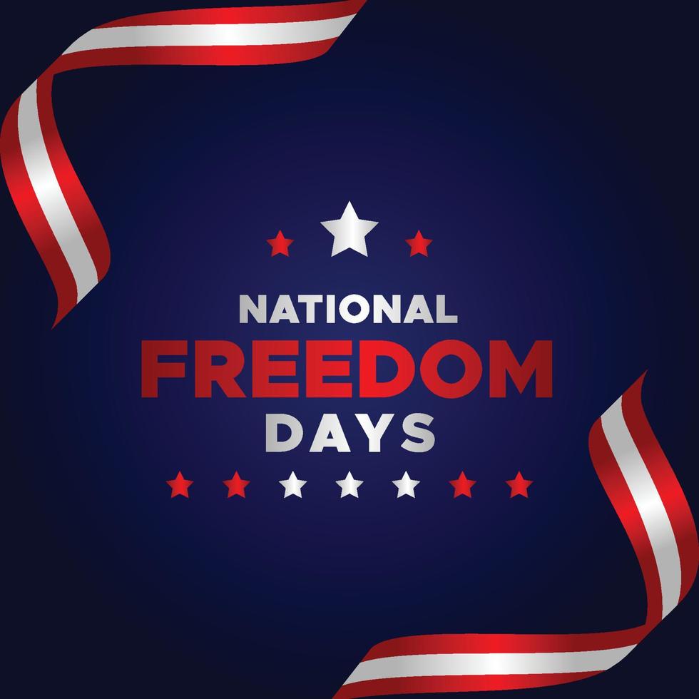 National Freedom Day vector