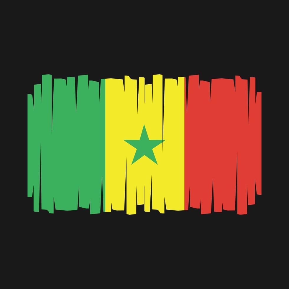Senegal Flag Vector