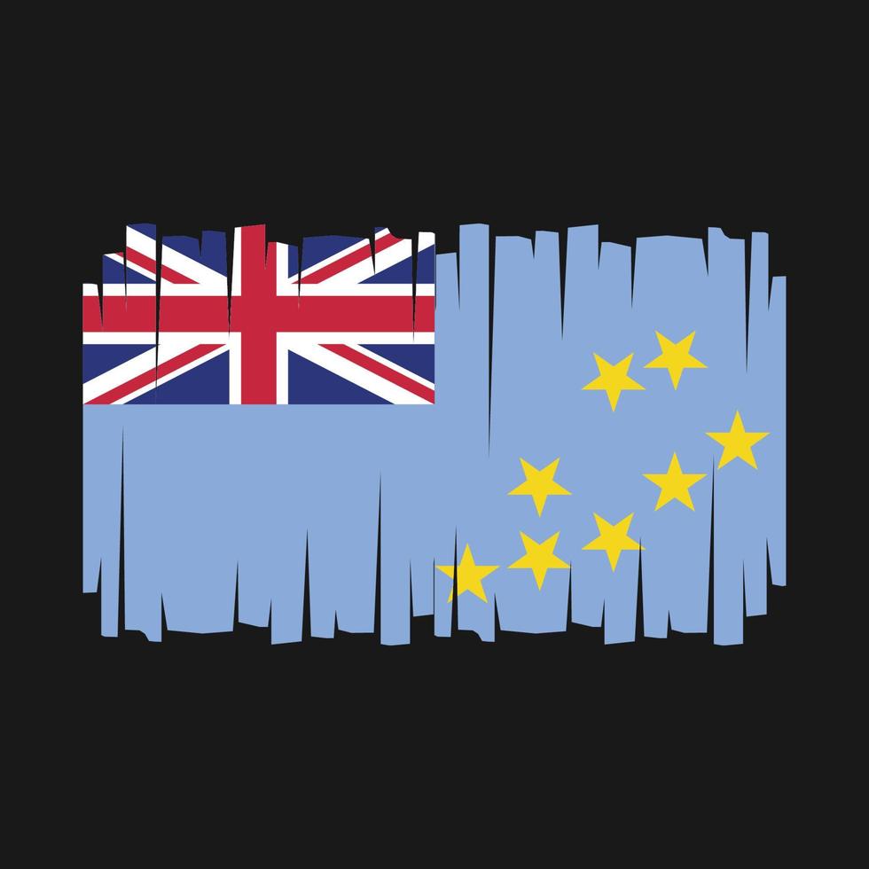 vector de bandera de tuvalu