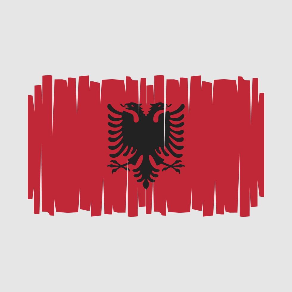 vector de bandera de albania