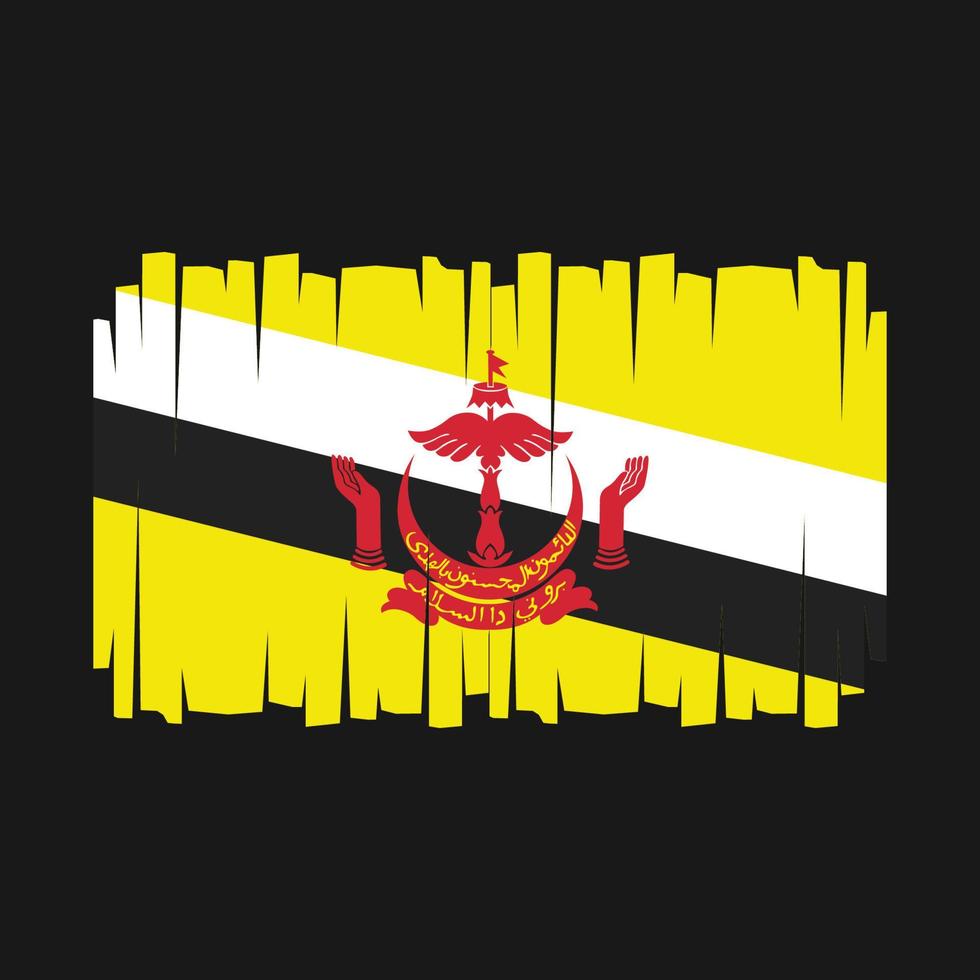Brunei Flag Vector